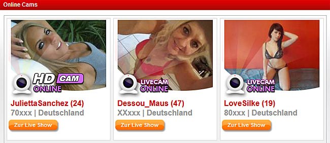 Sexcams gerade online